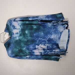 NWT Luukse Tie Die Top Size M